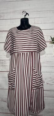 Women’s Polaram Boutique Striped Pocket Dress | Medium